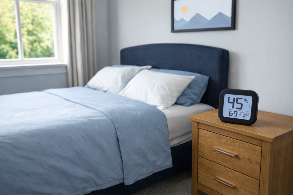 ideal humidity level for bedroom
