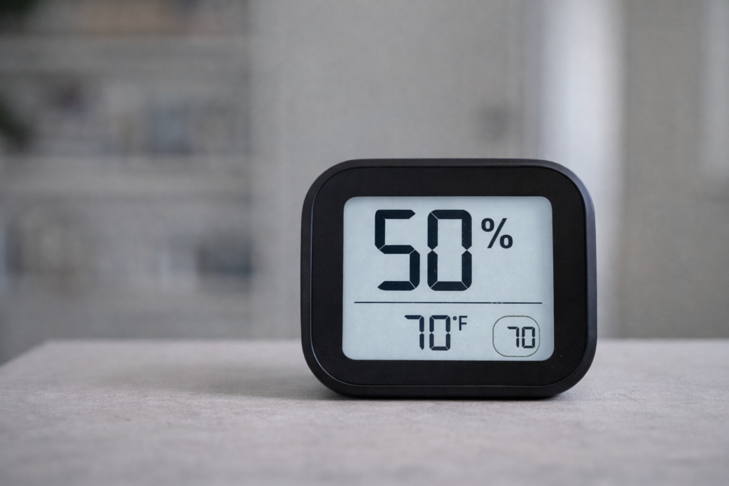 how to measure humidity levels by room