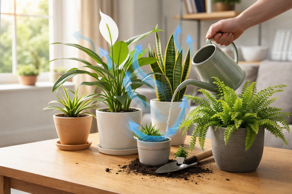 how to reduce humidity naturally in a living room