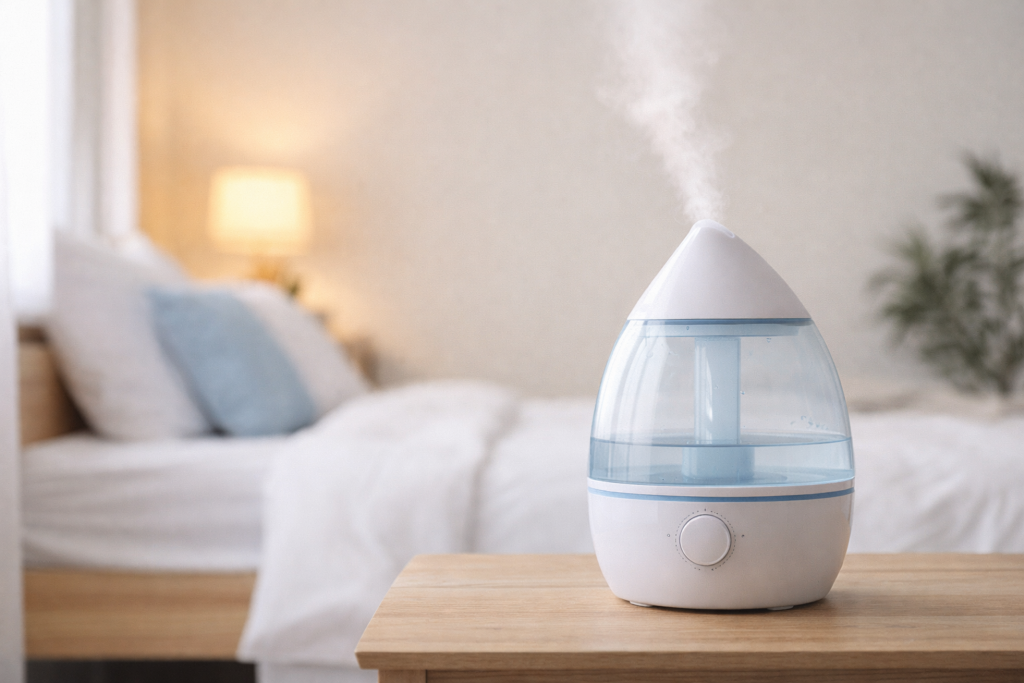 humidifier increasing indoor humidity level