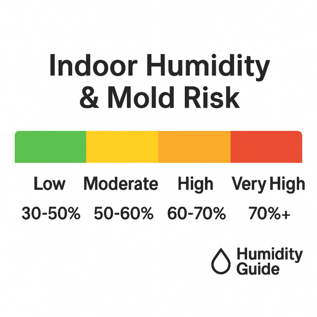 what humidity level prevents mold growth chart