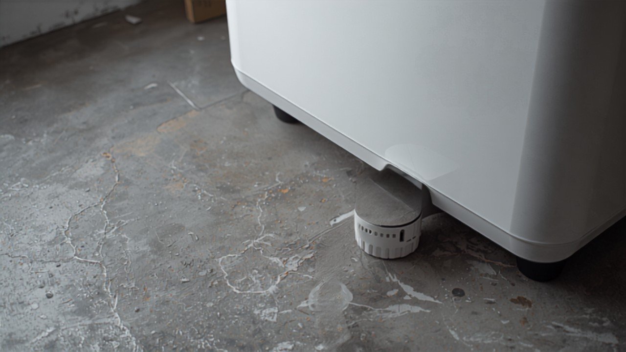 Condensate pump connected to a dehumidifier drain hose