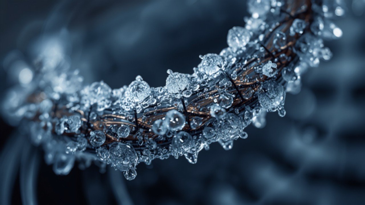 Frost and ice buildup on dehumidifier coils