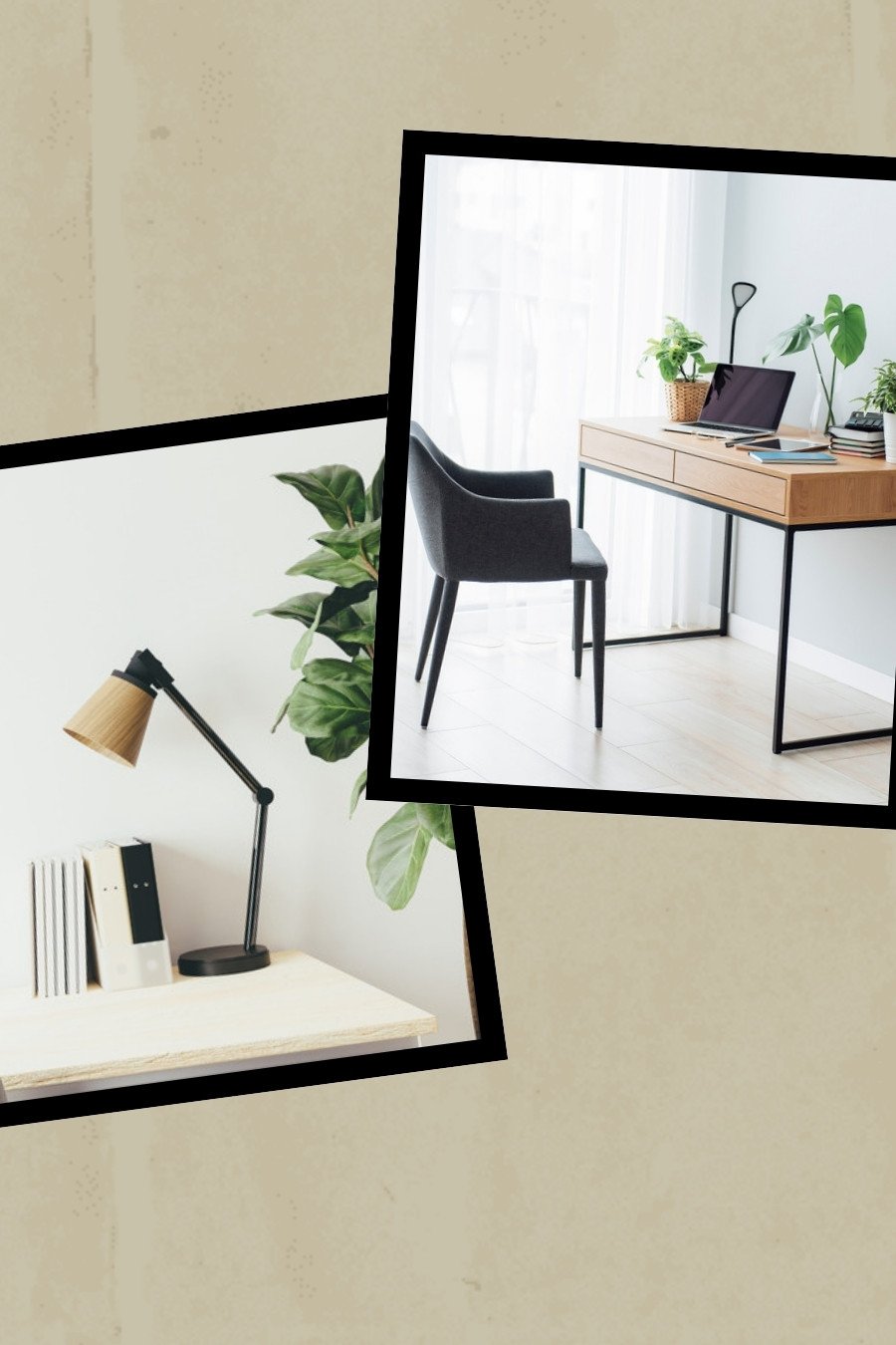 A home office desk setup where humidity should be monitored for electronics